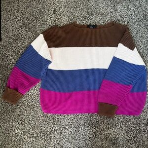 French Connection Color-block sweater